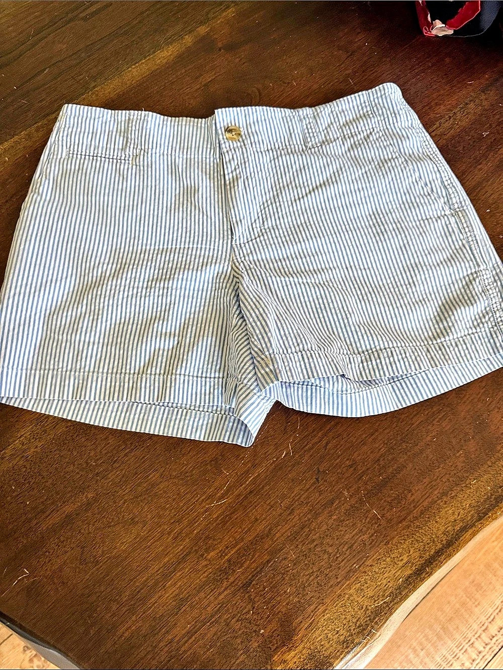 vineyard vines Striped Cotton Shorts Blue & White Size 6